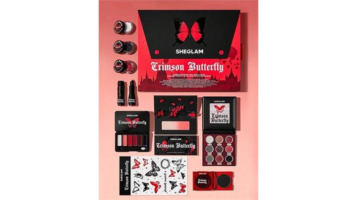 ست کلکسیونی آرایشی پروانه ای شیگلم Sheglam Crimson Butterfly Full Colection Set
