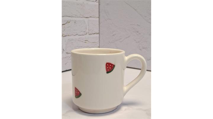 ماگ سرامیکی دست ساز مدل هندوانه