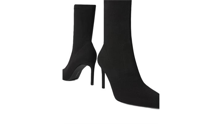 نیم بوت زنانه Stretch ankle boots with heels اورجینال برند BERSHKA