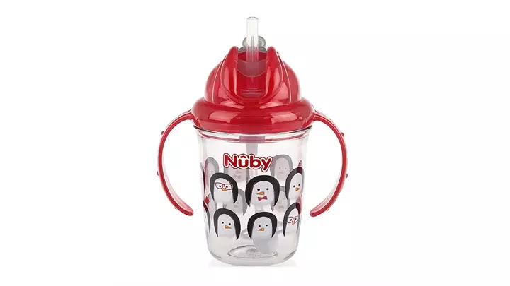 لیوان کودک نی دار 240 میلی لیتر نوبی Nuby