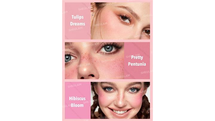 پالت رژگونه 6 رنگ شیگلم Sheglam Floral Flush Blush Palette