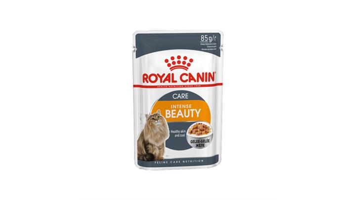 پوچ مخصوص گربه، مراقبت از زیبایی، در ژله، ۸۵ گرمی،برند رویال کنین(Royal Canin) کد338