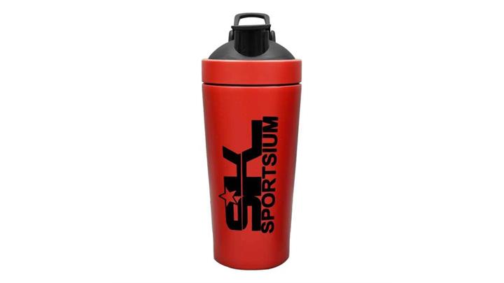 شیکر استیل یک تیکه sportsium مدل SK قرمز