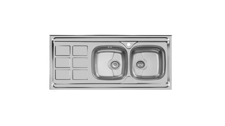 سینک اخوان Akhavan روکار 166-SP نقره ای