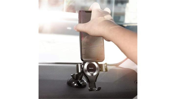 پایه نگهدارنده موبایل بیسوس مدل Baseus Osculum Gravity Car Mount