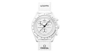 ساعت امگا سواچ مدل OMEGA SWATCH MISSION TO THE MOONPHASE FULL MOON اورجینال