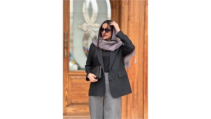 کت زنانه جلو هلال فری سایز