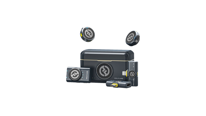 میکروفن یقه ای بی سیم هالی لند HOLLYLAND LARK M2 Wireless Lavalier Microphone