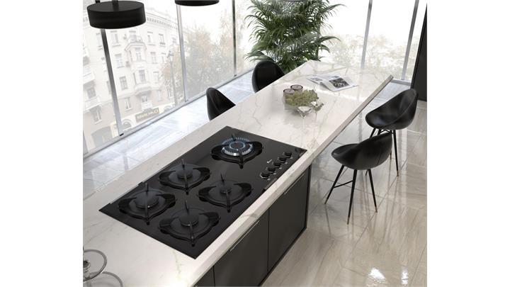 اجاق شیشه‌ای 5097 بیمکث مشکی
