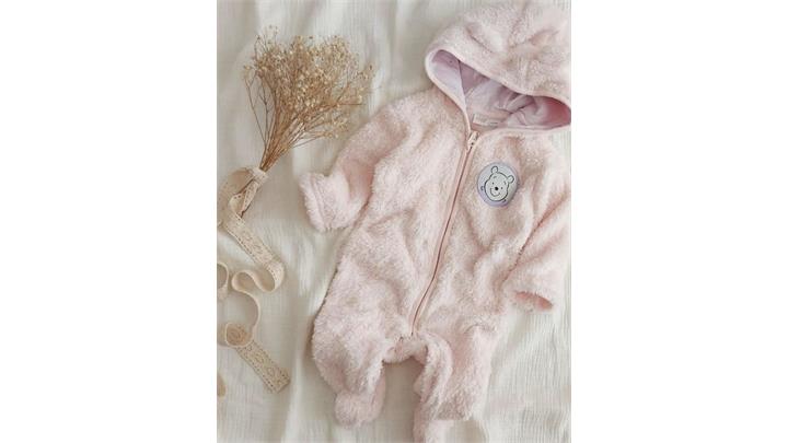 کاپشن سرهمی تدی disney baby رنگ صورتی روشن