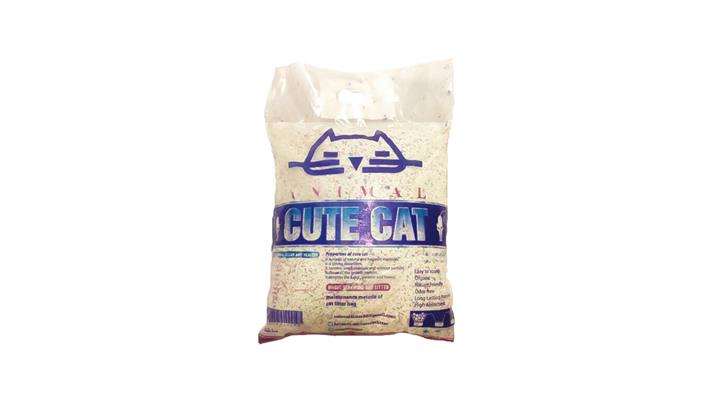 خاک گربه، با خاصیت جمع شوندگی، دانه رنگی، ۱۰ کیلوگرمی،برند کیوت کت(Cutecat) کد421