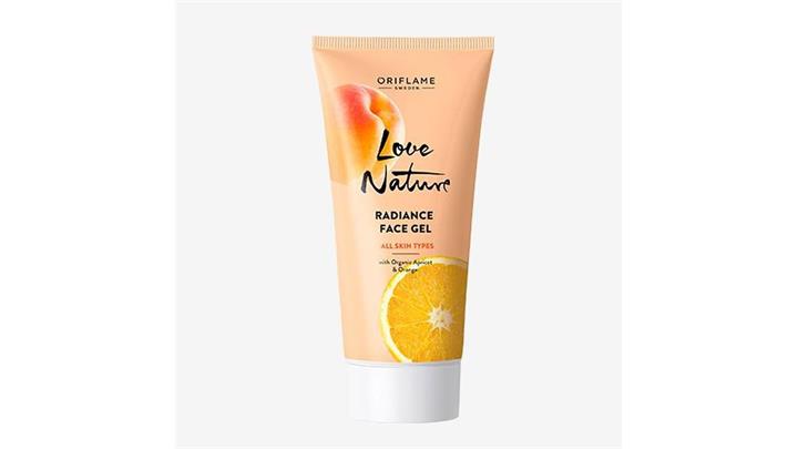 ژل شفاف کننده صورت اوریفلیم Love Nature Radiance Organic Apricot Face Gel