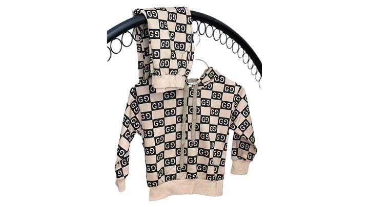 ست دو تیکه هودی و شلوار طرح GUCCI