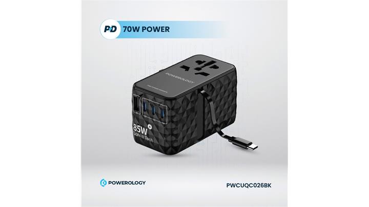 شارژر 85 واتی پاورولوژی Powerology Universal GaN 85W Super Charger