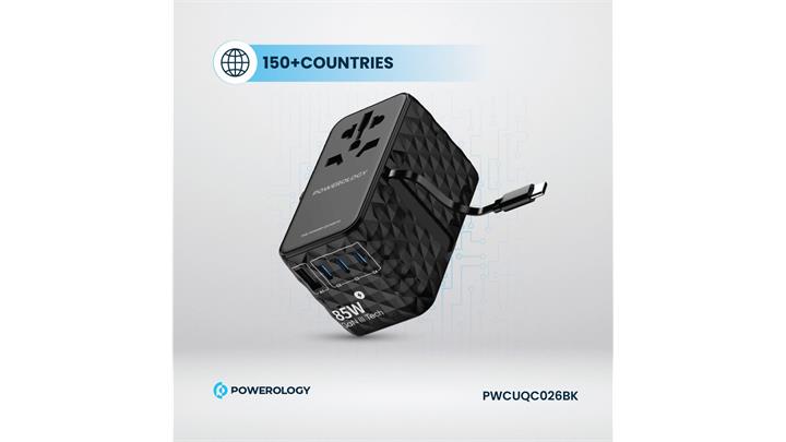 شارژر 85 واتی پاورولوژی Powerology Universal GaN 85W Super Charger