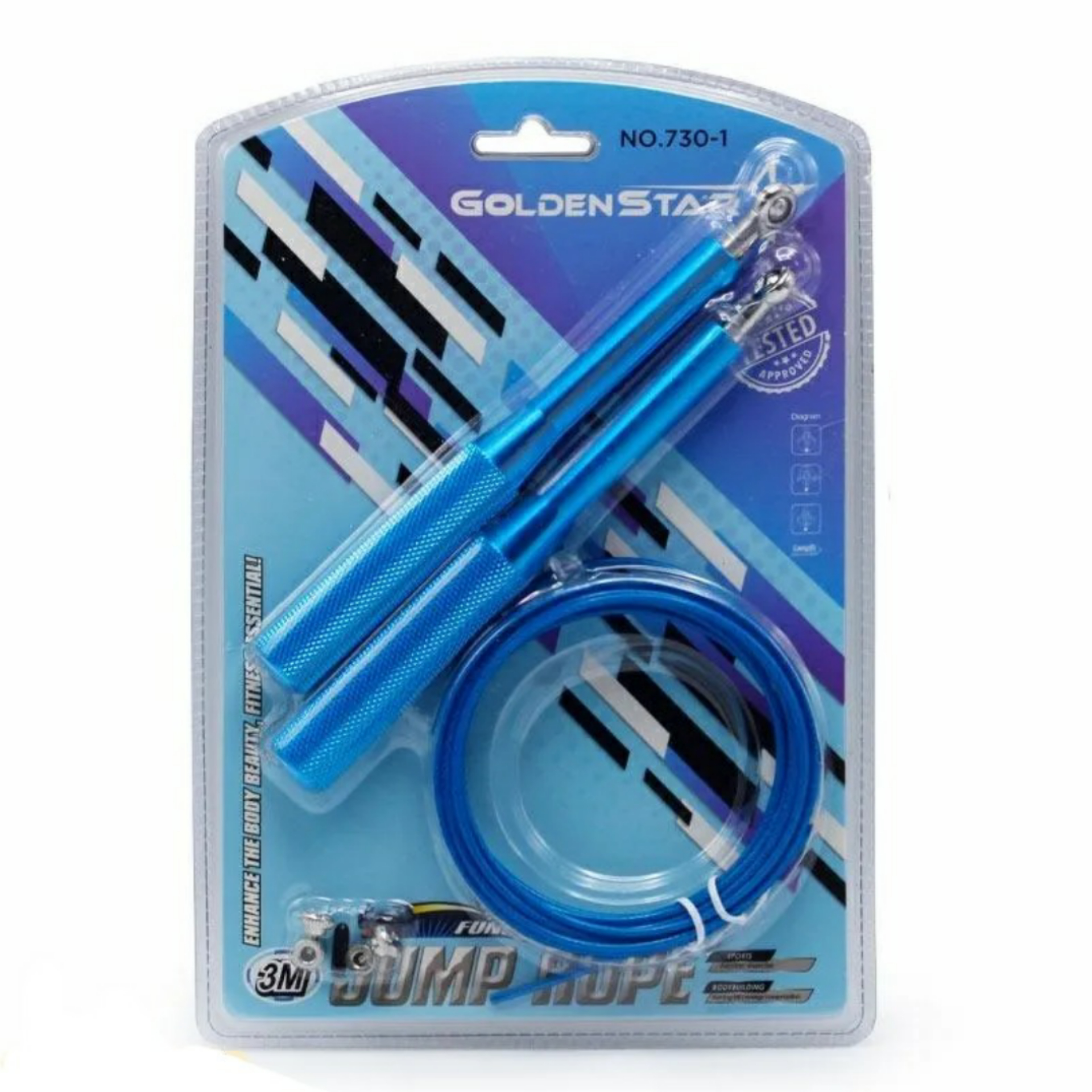 طناب ورزشی مدل 730.1 کراسفیت آبی Jump rope
