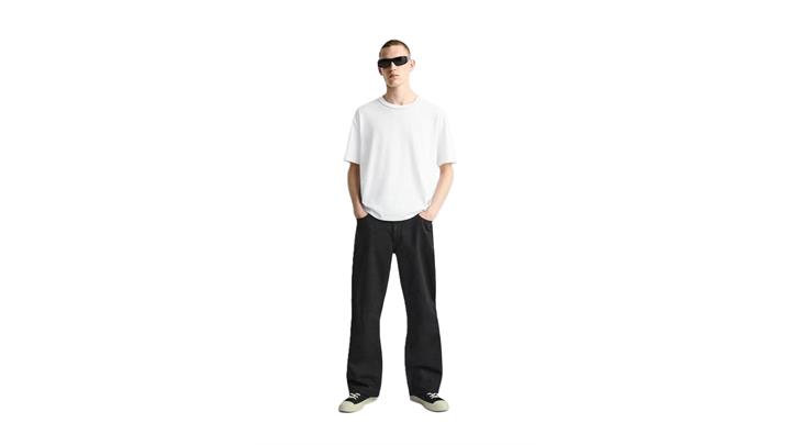 شلوار مردانه اورجینال FLARED FIT JEANS برند zara