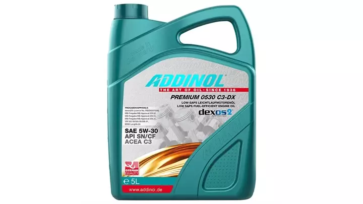 روغن موتور ادینول 5W-30 SN Premium حجم 5 لیتر