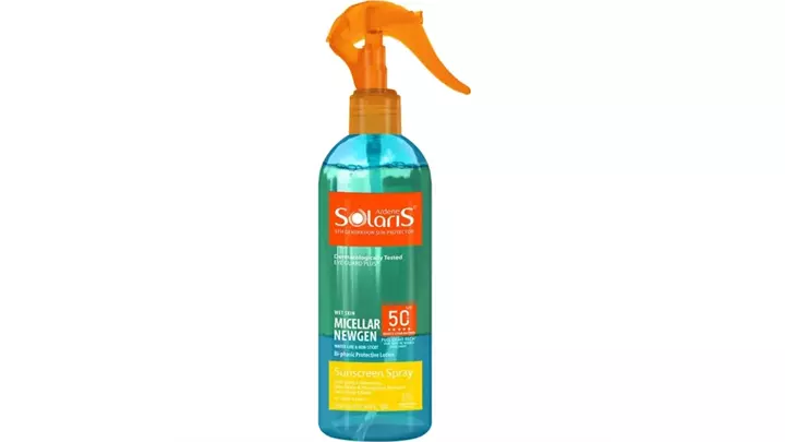 اسپری دوفاز ضدآفتاب آردن سولاریس مدل Micellar Newgen حجم 250 میلی لیتر