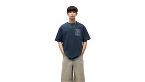 تیشرت مردانه اورجینال Embroidered One Piece T-shirt برند pull and bear