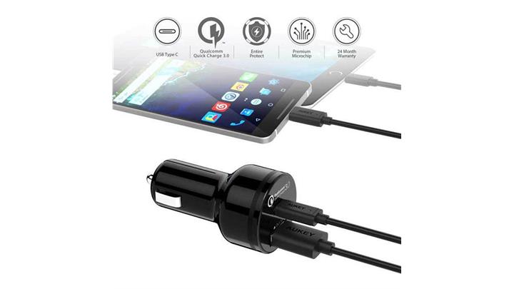 شارژر فندکی آکی مدل AUKEY CC-Y1