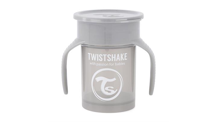 لیوان 360 درجه 230 میلی لیتر رنگ طوسی برند تویست شیک Twistshake 