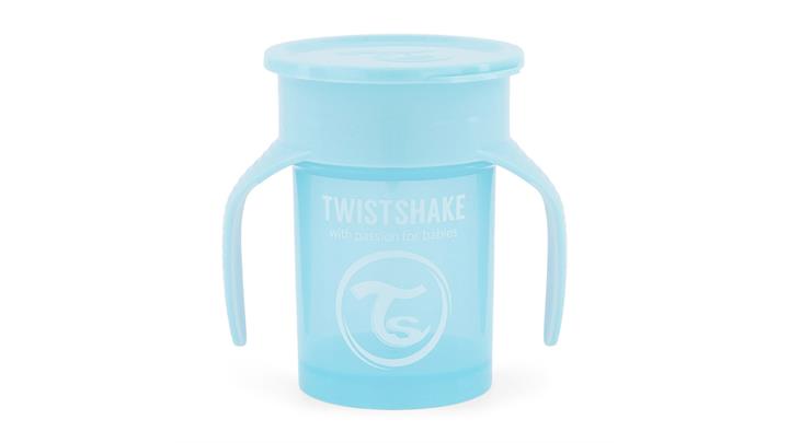 لیوان 360 درجه 230 میلی لیتر رنگ آبی برند تویست شیک Twistshake 