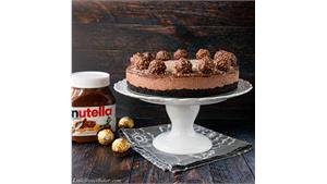 چیزکیک نوتلا Nutella Cheesecake