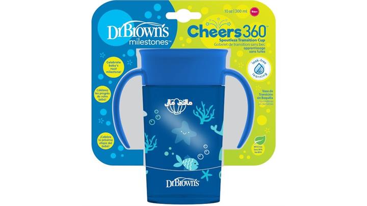 لیوان آبمیوه خوری 360 درجه 300 میل دکتربراون Dr Browns