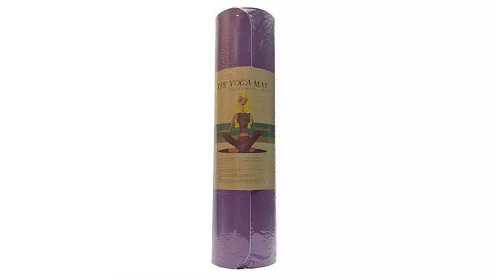 مت یوگا و پیلاتس TPE مدل ایگل ضخامت 8 میلی متر رنگ یاسی