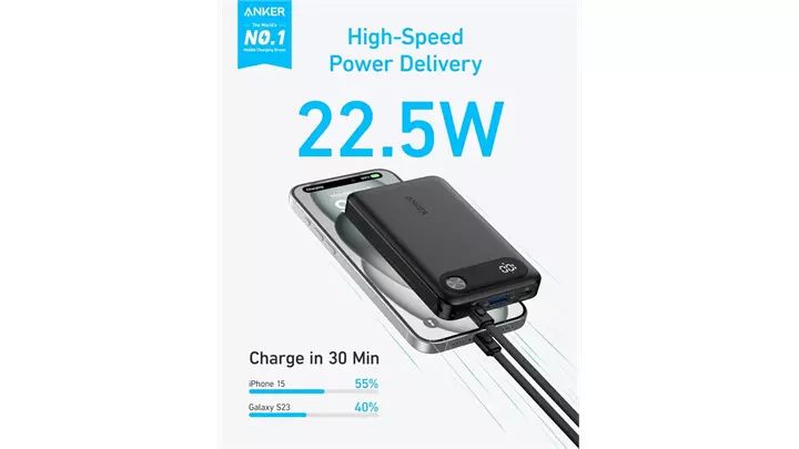 پاوربانک 10000 میلی آمپر انکر Anker Powercore Power Bank 10,000mAh 22.5W A1257