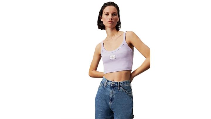 کراپ زنانه اورجینال برند Calvin Klein