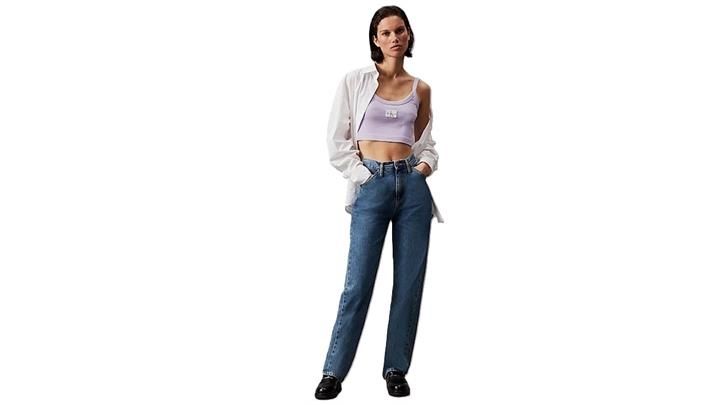 کراپ زنانه اورجینال برند Calvin Klein