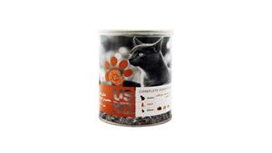 کنسرو مخصوص گربه، حاوی مرغ، کدو تنبل و سنبل الطیب،در سه وزن 200, 400, 800 گرمی، یو اس پت(Uspet) کد364
