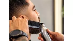 اصلاح موی سر و صورت مردانه کد 07