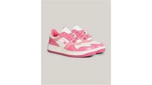 کتونی زنانه اورجینال RETRO BASKETBALL LEATHER SNEAKERS برند TOMMY