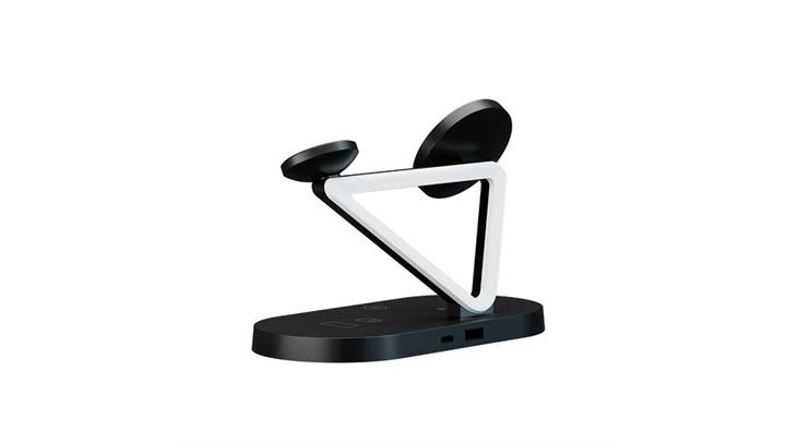 شارژر وایرلس رو میزی 5 کاره لولو LEVELO Premio 5 In 1 Wireless Charging Pad