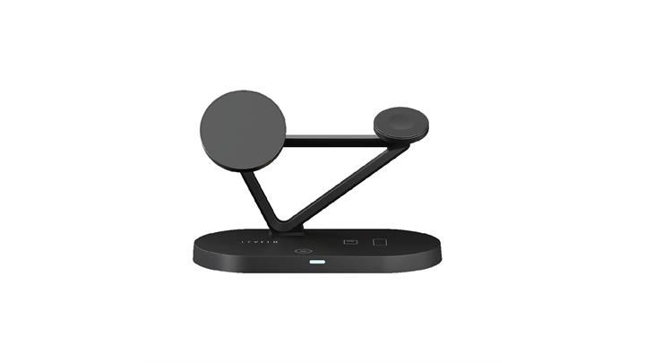 شارژر وایرلس رو میزی 5 کاره لولو LEVELO Premio 5 In 1 Wireless Charging Pad