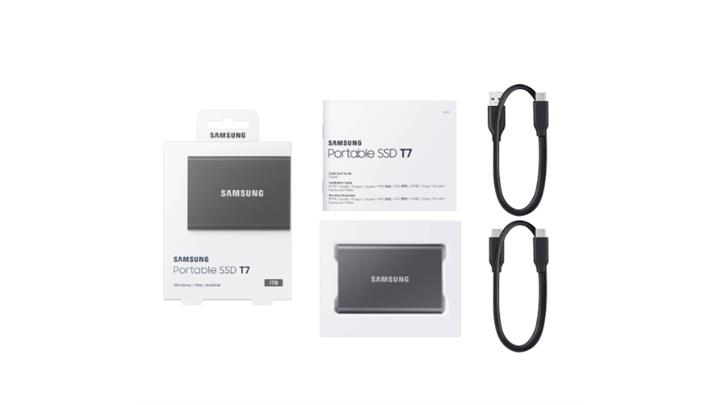 هارد اس اس دی اکسترنال 1 ترابایت سامسونگ SAMSUNG Portable SSD T7
