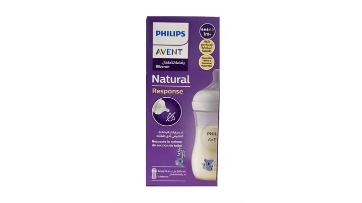 شیشه شیر طرح دار فیلیپس اونت PHILIPS AVENT حجم 260 میلی لیتر
