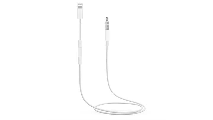 کابل تبدیل لایتنینگ به جک 3.5 AUX مدل MH021 اورجینال اپل