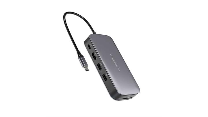 هاب 512 گیگ پاورولوژی Powerology 512GB USB-C Hub and SSD Drive