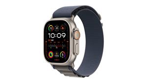 اپل واچ اولترا نسل 2 تیتانیومی با بند لوپ آبی آلپاین Apple watch Ultra 2