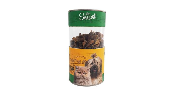 تشویقی سنگدان مرغ، مخصوص سگ و گربه، 80 گرمی، برند سویل پت(Sevilpet) 