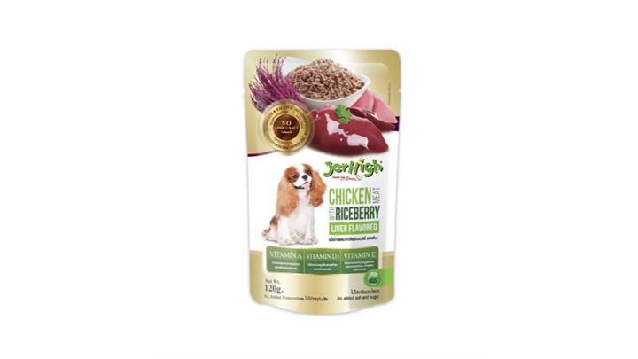 پوچ سگ جرهای طعم مرغ ، برنج و جگر Jerhigh