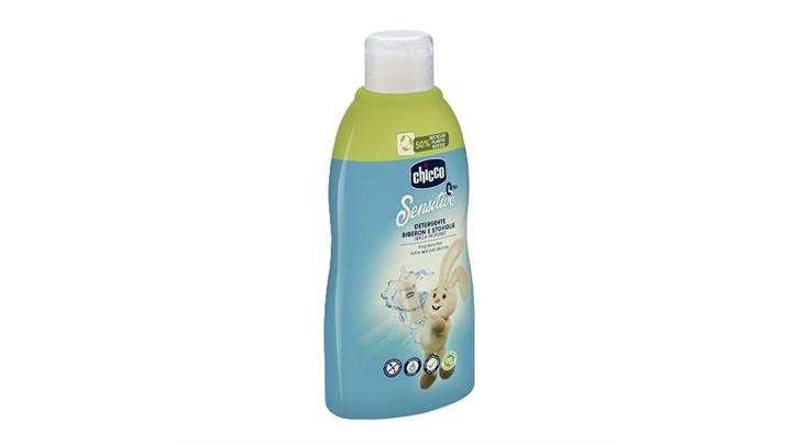 مایع استریل شیشه شیر و لوازم غذاخوری کودک 300 میل چیکو Chicco