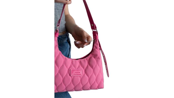 کیف زنانه Quilted Patterned Baguette اورجینال برند Genel Markalar