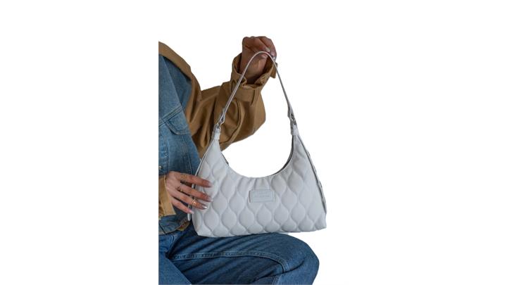 کیف زنانه Quilted Patterned Baguette اورجینال برند Genel Markalar