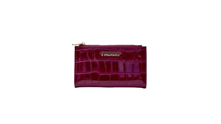 کیف پول زنانه Crocodile Pattern Basic Wallet اورجینال برند Stradivarius