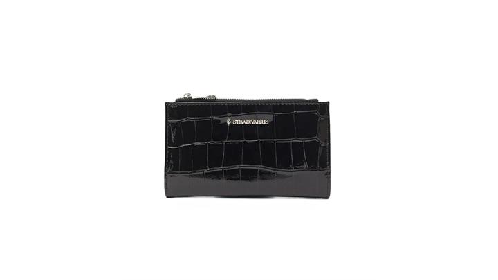 کیف پول زنانه Crocodile Pattern Basic Wallet اورجینال برند Stradivarius